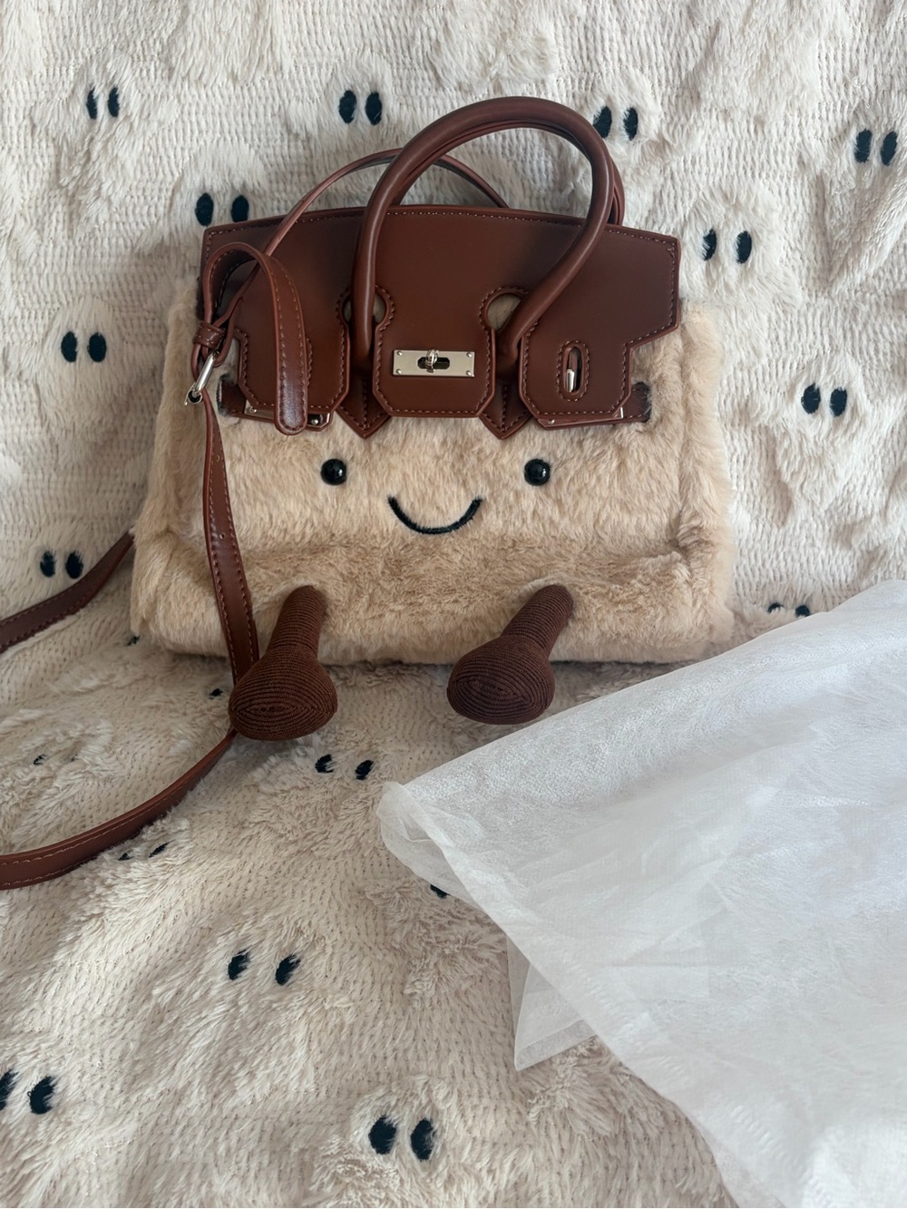 The Jellykin Fluffy Bag Jellycat style birken bag plush / purse